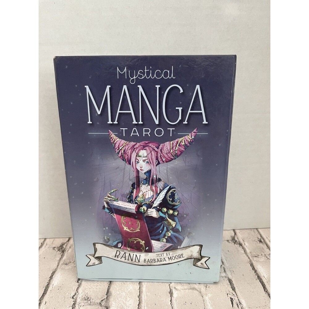 Mystical Manga Tarot by Rann and Barbara Moore - 78 Card Deck and Guide Book